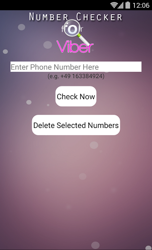 Check Numbers for Viber