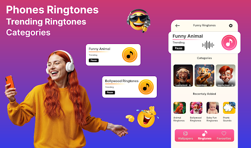 Screenshot Funny Sounds & Ringtones App
