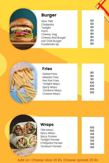 Food Shala menu 