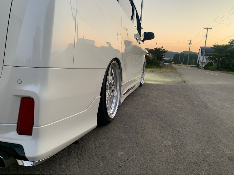 アルファードのTHE NORTH RIDE・エアサス・BBS LM・feeler・北海道に関するカスタム事例の投稿画像4枚目