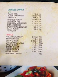 Calicut restaurant menu 1