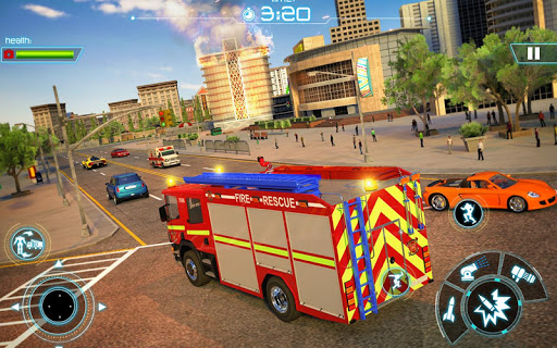 Fire Truck Robot Hero Firefighter Bot Rescue Games