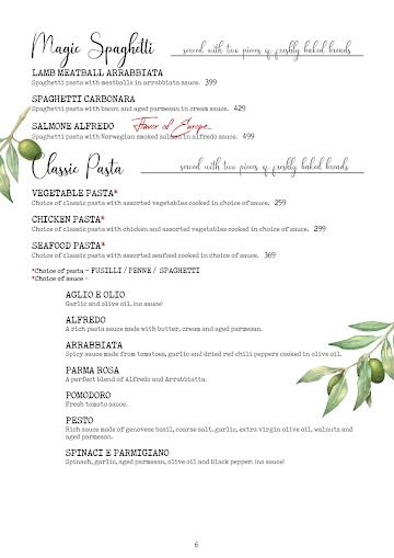 Risalo Pizzeria menu 