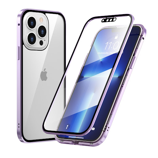 Title 5, iPhone 14 Double-sided HD Tempered Glass Magnet...