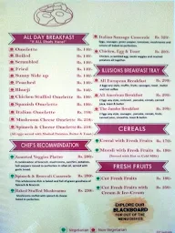 Cafe Illusions menu 1