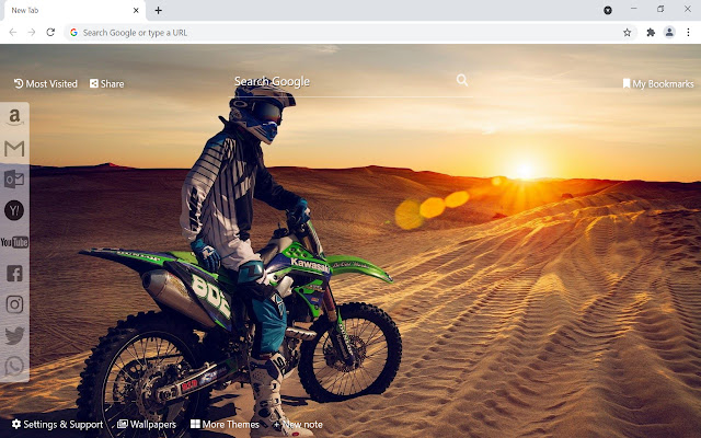 Dirt Bike Wallpaper New Tab - gabaffobpgialodcdpjemgejhkgjhmje - Extpose