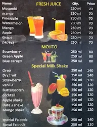 PKS Tea & Co menu 1