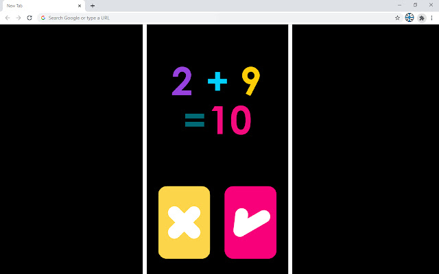 Fast Math Educational Game chrome extension