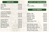 Udupi Cafe menu 2