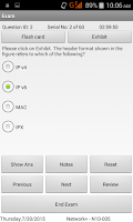 Sim-Ex Exam Sim for Network+ Screenshot
