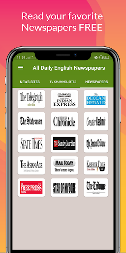 All Daily English Newspaper India in a app Epaper