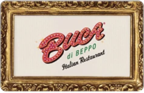 Buy Buca Di Beppo Gift Cards