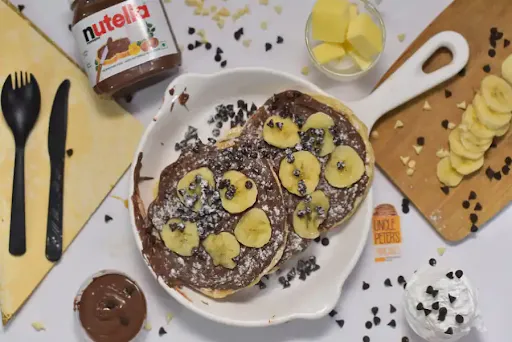 Nutella And Banana Pancakes