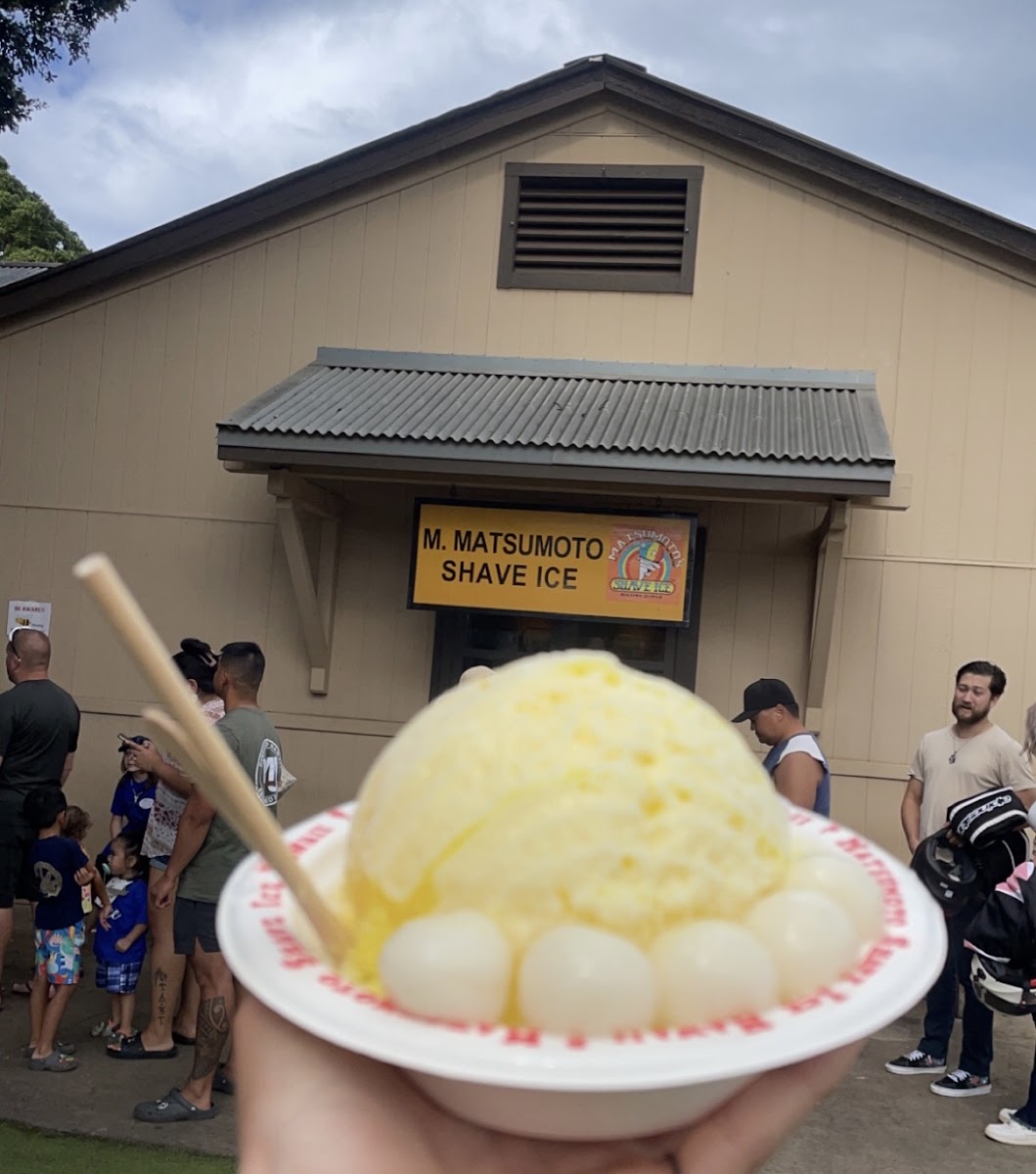 pina colada & mango w/ condensed milk & mochi