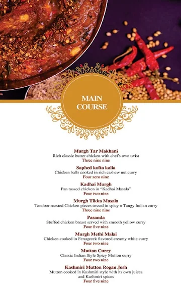 Singh's Delight menu 