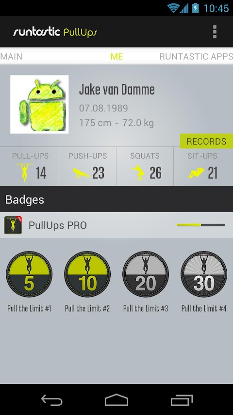 Runtastic Pull-Ups PRO 懸垂カウントのおすすめ画像4