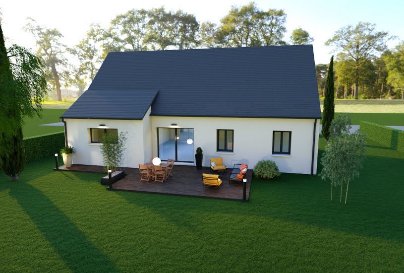  Vente Terrain + Maison - Terrain : 500m² - Maison : 90m² à Druye (37190) 