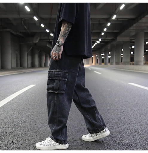 Title 5, Workwear jeans wide leg pants