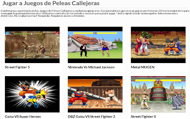 Juegos de Peleas Callejeras | AppBack.pw