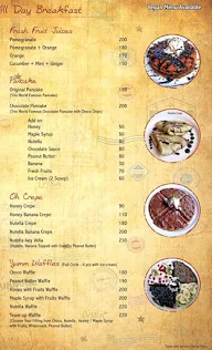 Stepout Cafe menu 2