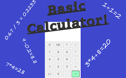 Basic Calculator