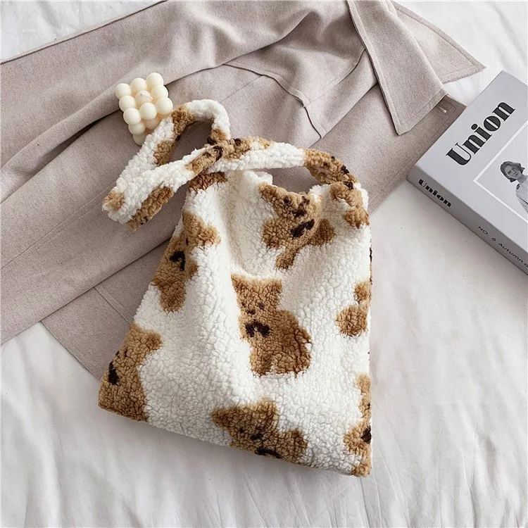 Title 8, Eén-schouder Tote Bag, Pluche Draagtas, Comfort...