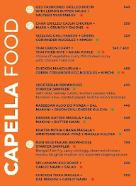 Capella Kitchen & SkyBar menu 7