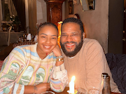 Boity Thulo hanging out with US actor Anthony Anderson.