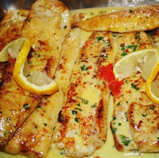 Grilled Fish With Lemon Butter Sauce