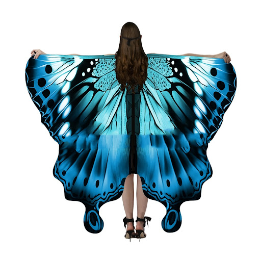 Title 1, European and American Butterfly Talma Halloween...