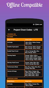 Project Cheat Codes – LITE v1.4.7 [Mod] 3