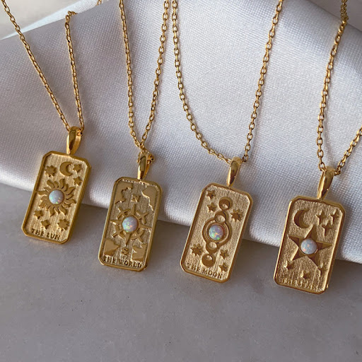 Title 1, XINGX Sun Moon Necklace, Special Design, Three-...