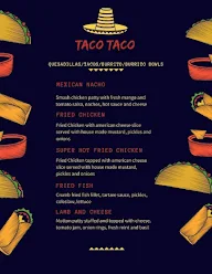 Taco Taco menu 4