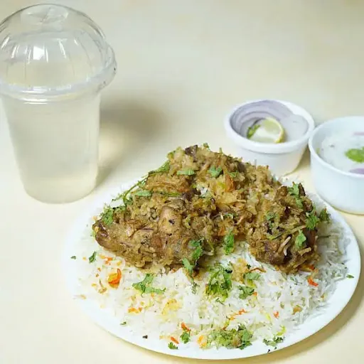 Chicken Lucknowi Biryani With Lemonade