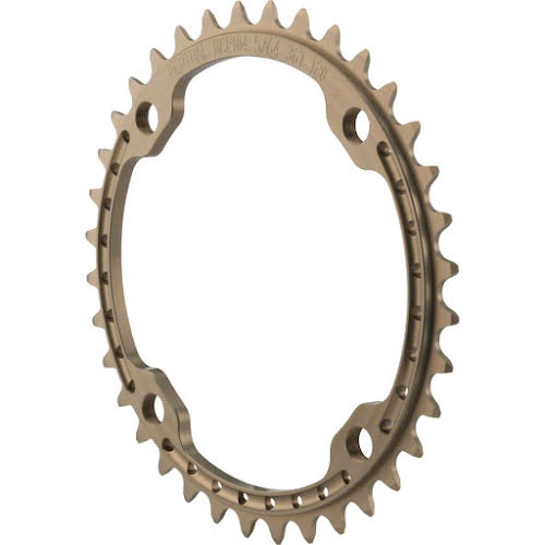 Renthal SR4 Chainring: 37t 120mm BCD Gold