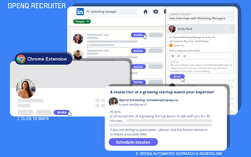 OpenQ B2B User Research Recruiting Extension