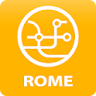 Rome public transport routes icon