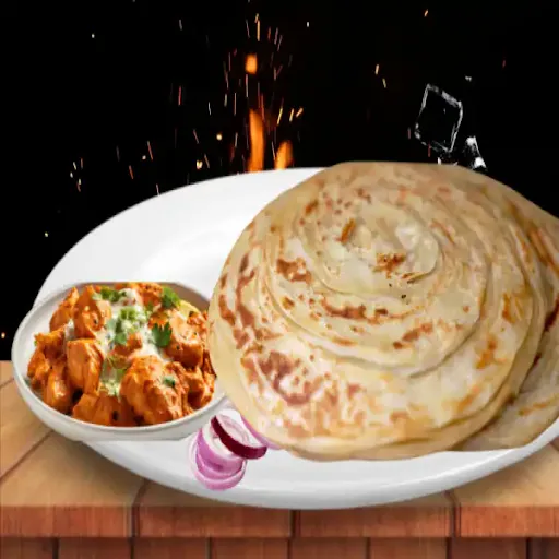 Butter Chicken And Paratha