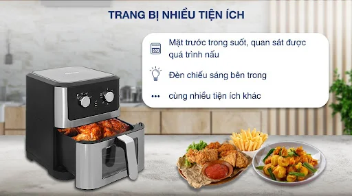 Nồi chiên không dầu Rapido RAF 8.0M