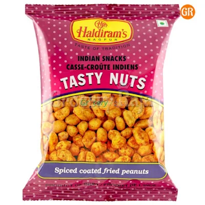 Haldirams Namkeen - Tasty Nuts - 50 gm