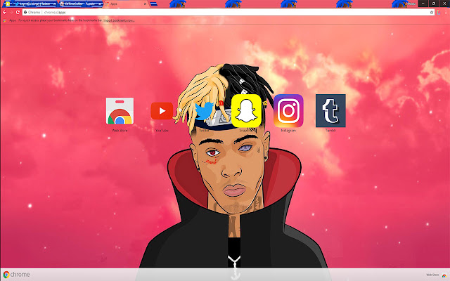 ART XXXTENTACION ? Renewed Depression (ANIME) chrome extension