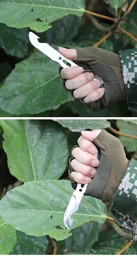 Title 18, Outdoor Spoon Fork Knife Set Whistle Camping To...