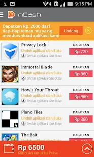 Pulsa Gratis - nCash- gambar mini tangkapan layar  