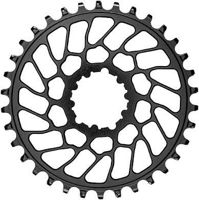 Absolute Black Round Narrow-Wide Direct Mount Chainring - SRAM 3-Bolt Direct Mount, 0mm Offset alternate image 0