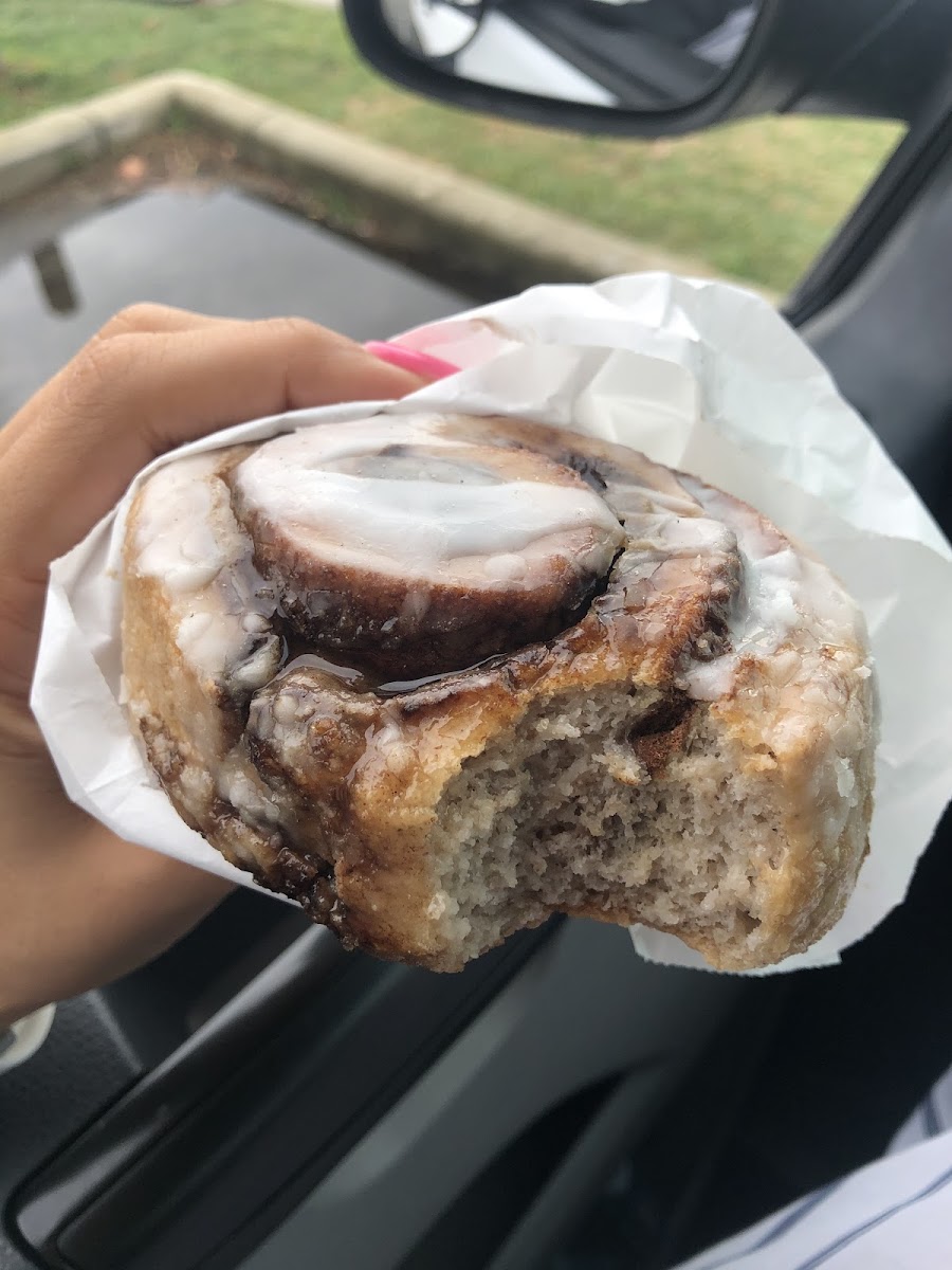 A completely gluten free bakery!! Finally a place that has endless options - even caters for vegans to! The cinnamon scroll is so tasty and fluffy and everything is made fresh daily! My new to go to