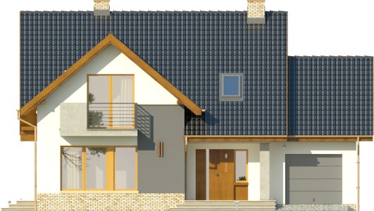 Elewacja nr 1 projektu domu Laguna 2