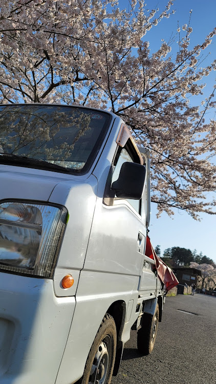 サンバートラックの筑波山連山愛好家・桜とコラボ🌸・春の交通安全週間・愛宕神社⛩️に関するカスタム事例の投稿画像2枚目