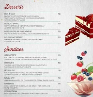 Chef Bakers menu 1