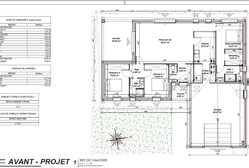  Vente Terrain + Maison - Terrain : 538m² - Maison : 96m² à Fontcouverte (17100) 