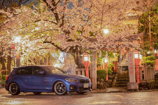 1シリーズ ハッチバック のドライブ 愛車と桜 京都に関するカスタム メンテナンスの投稿画像 車のカスタム情報はcartune